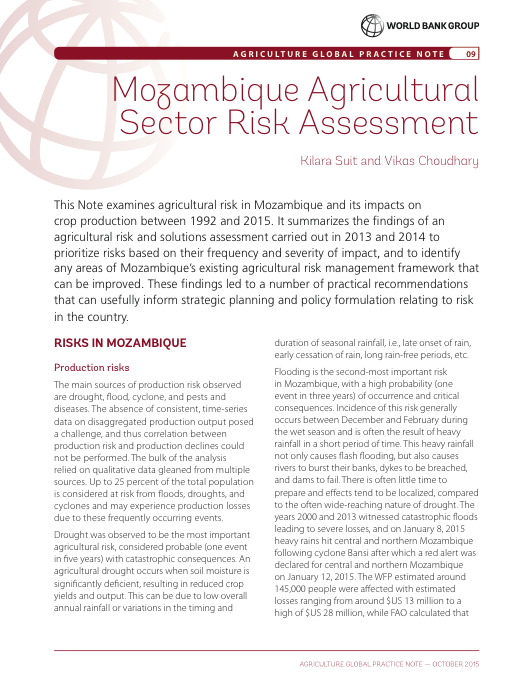 Mozambique ASRA Policy Note Cover
